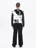 ETHEREAL PRODUCTION Cow Fur Plush Vintage Vest