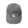 PARTIMENTO Washed Distressed Baseball Cap with Dove Embroidery