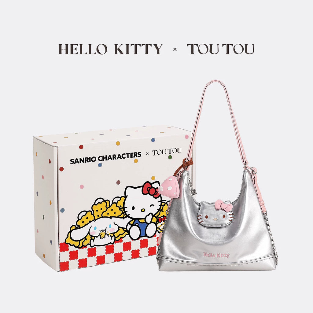 TOUTOU Faux Leather Hello Kitty Backpack