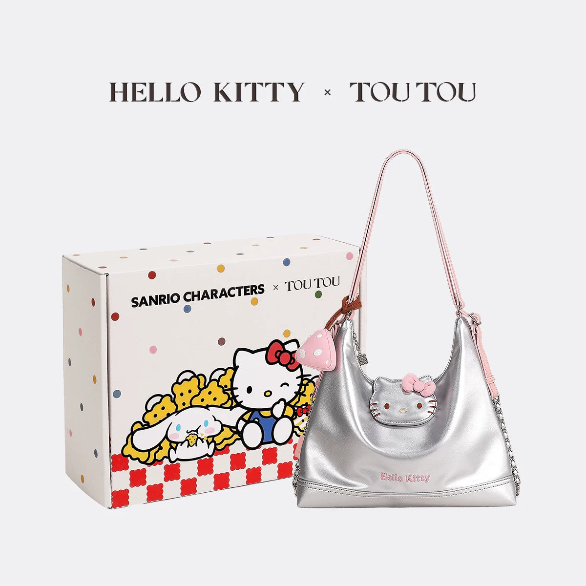 TOUTOU Faux Leather Hello Kitty Backpack