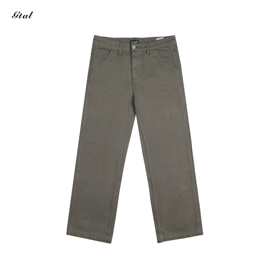 GTAL Asut Dye 14oz Wrinkle-Resistant Straight-Leg Trousers