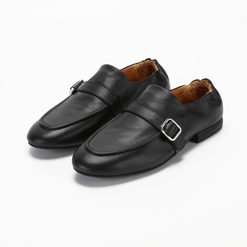 MANUSCRIPT Calfskin Slip-On Mule