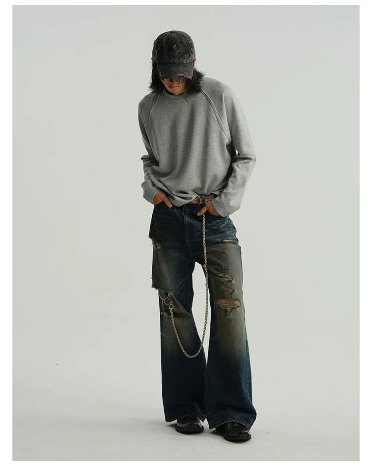 JCAESAR Casual Versatile Shoulder Sweater