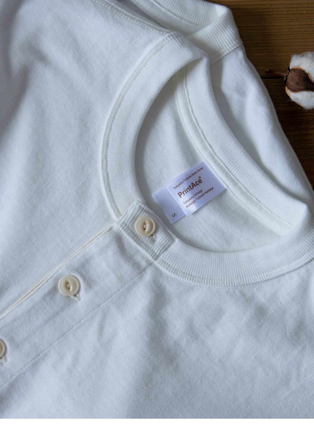 PrintAce Henley 400g Breathable Loose Tee