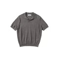 SINONOME Seagull Collar 400g Breathable Cropped Knit Tee