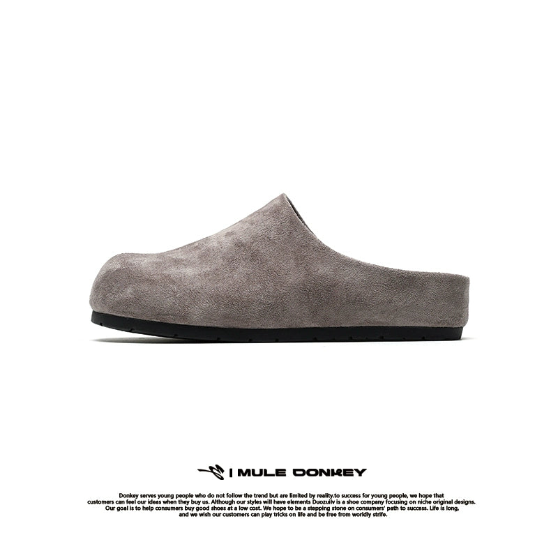 Donkey Velvet One Pedal and Half Tow Bag Head Lazy Birkenstocks