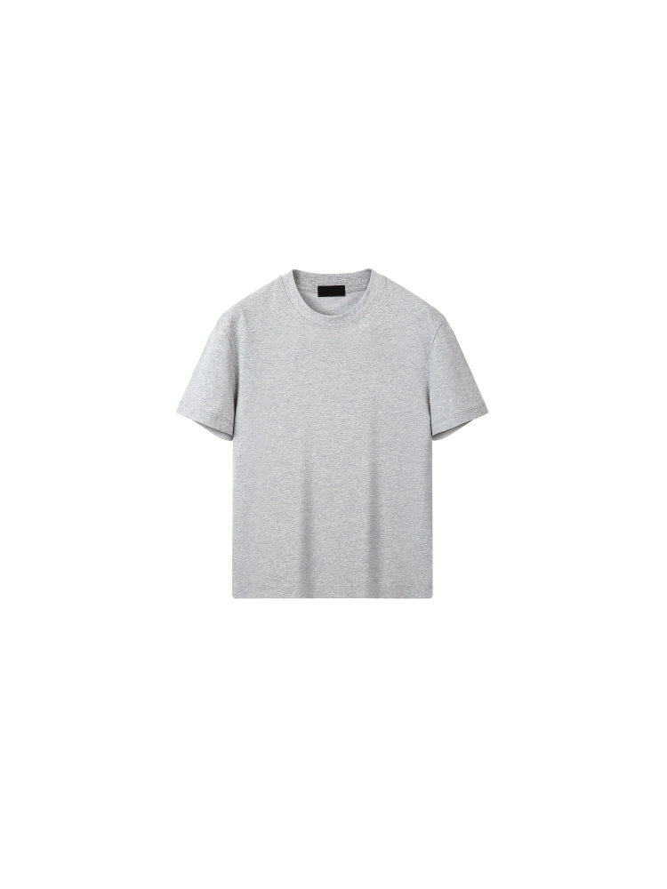 PLUS NO LOGO Casual Front Shoulder Short Sleeve Fitness Tee