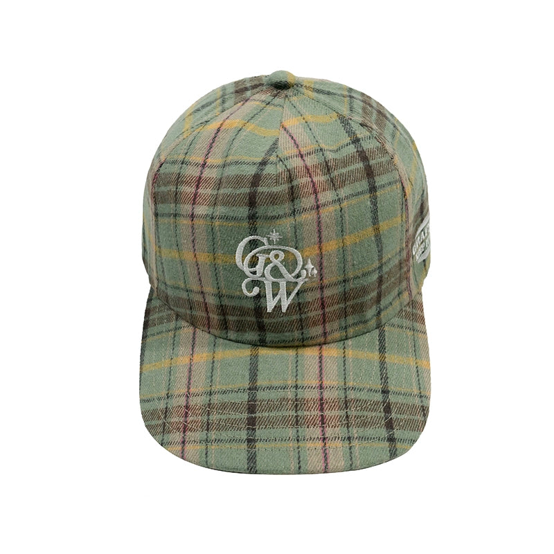 GRAF Vintage Plaid Embroidered Baseball Cap