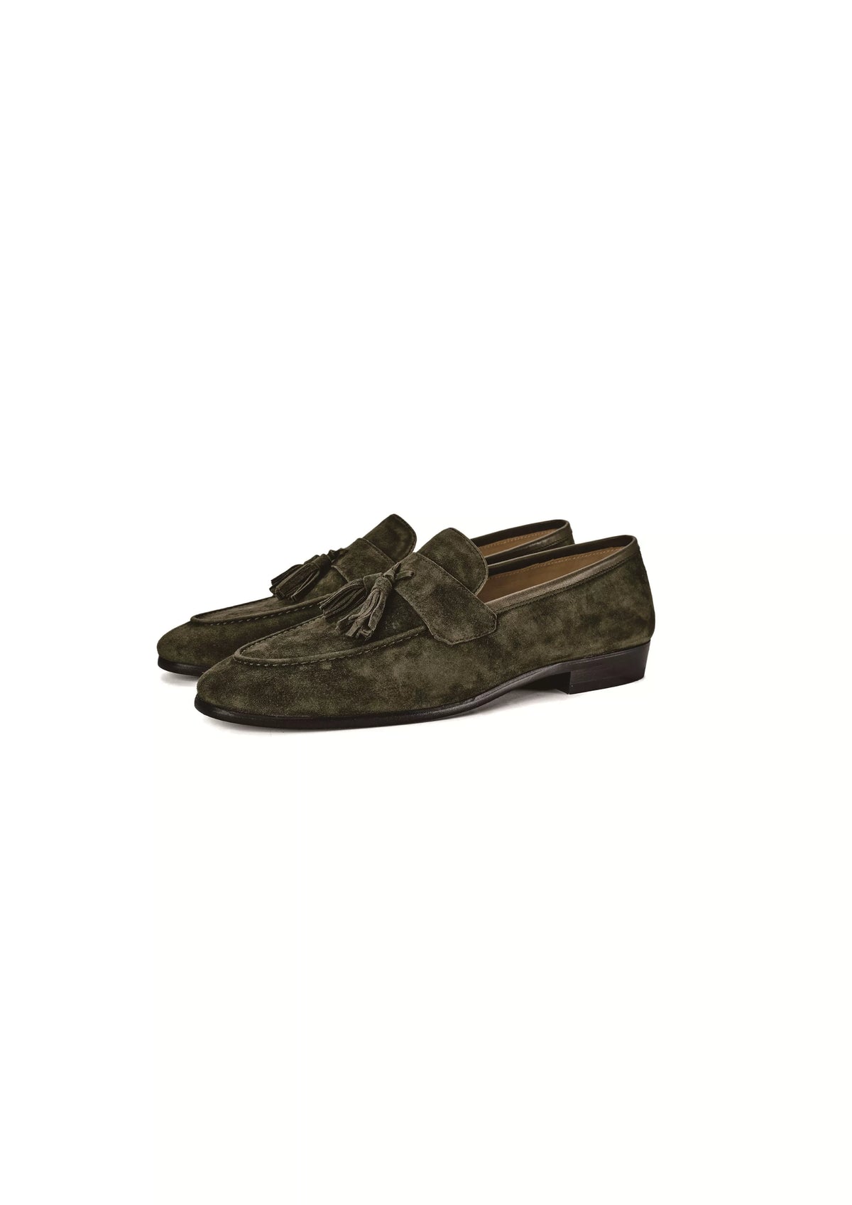 TERRAKOO Leather Tassel Slip-On Loafer