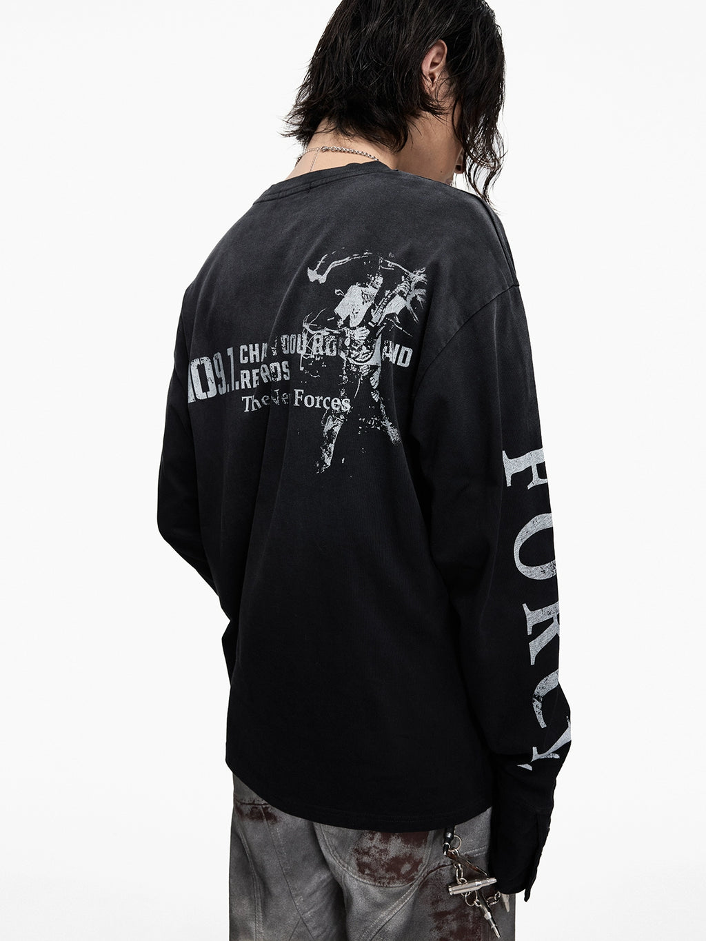 Chanyoou Breasted Crew Neck Sweater