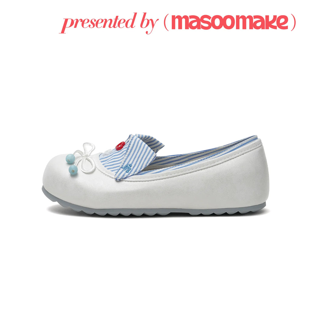 MASOOMAKE Leather Round-Toe Mary Jane