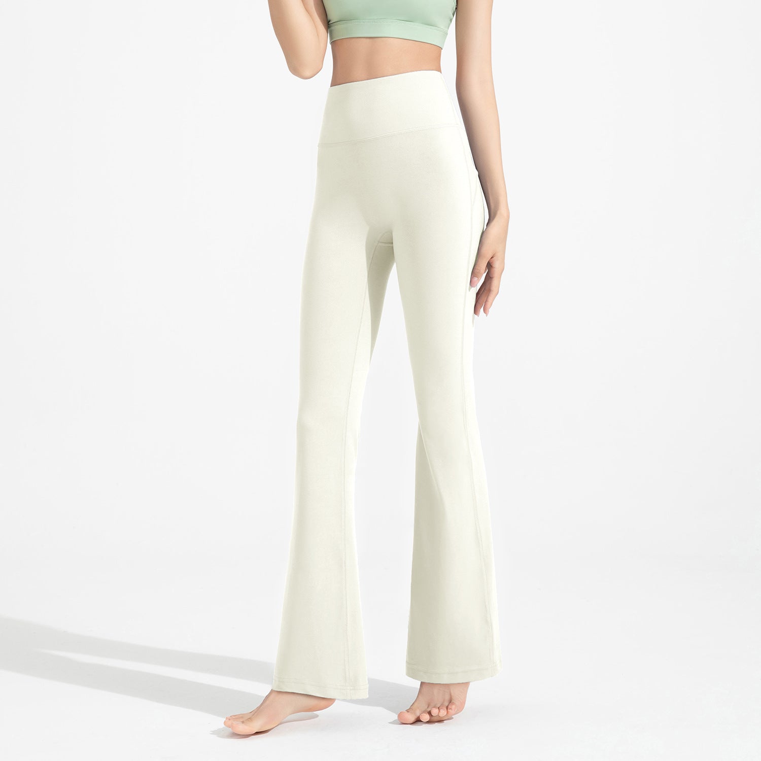 Athena Lulu High Waist Hips Wide Leg Pull Fitness Pants