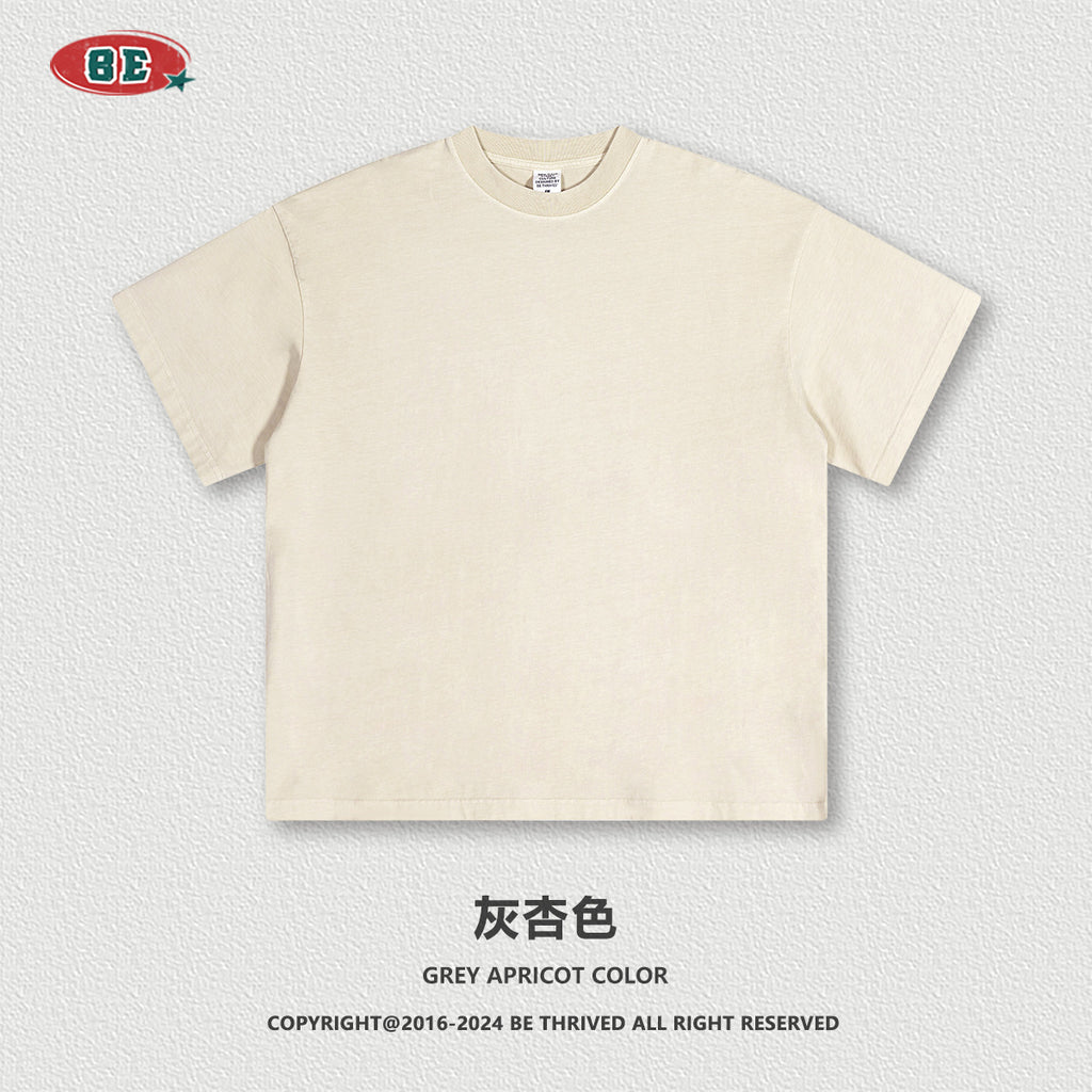 BE THRIVED Vintage Washed 220g Breathable Loose-Fit Tee