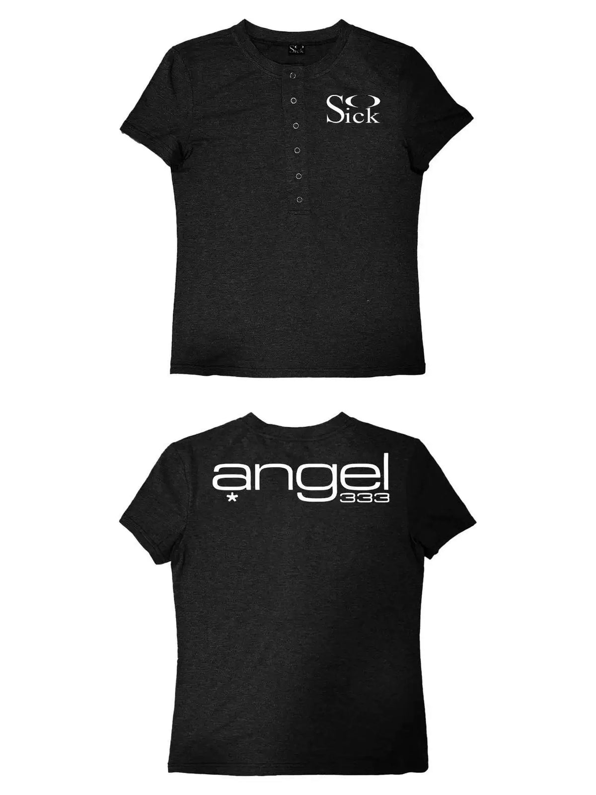 NO SICKING Silver Button 230g Breathable Slim Fit Tee