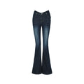 ABMY Spice Girl V Waist Skinny Elastic Flared Jeans