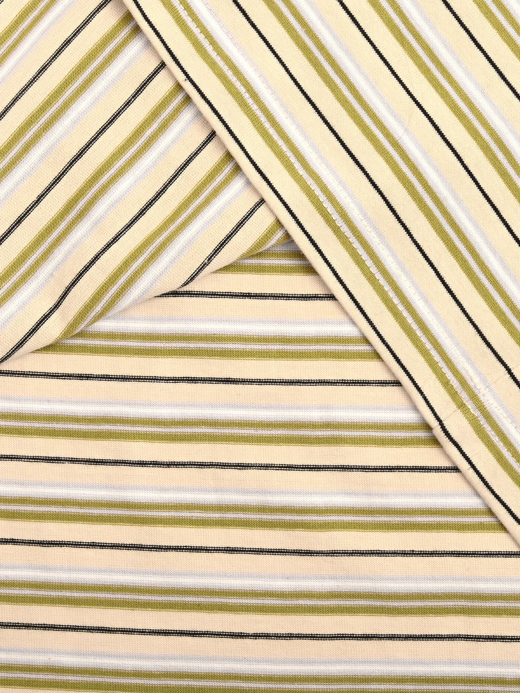 oarism Two-Tone Striped 100% Cotton Loose Tee