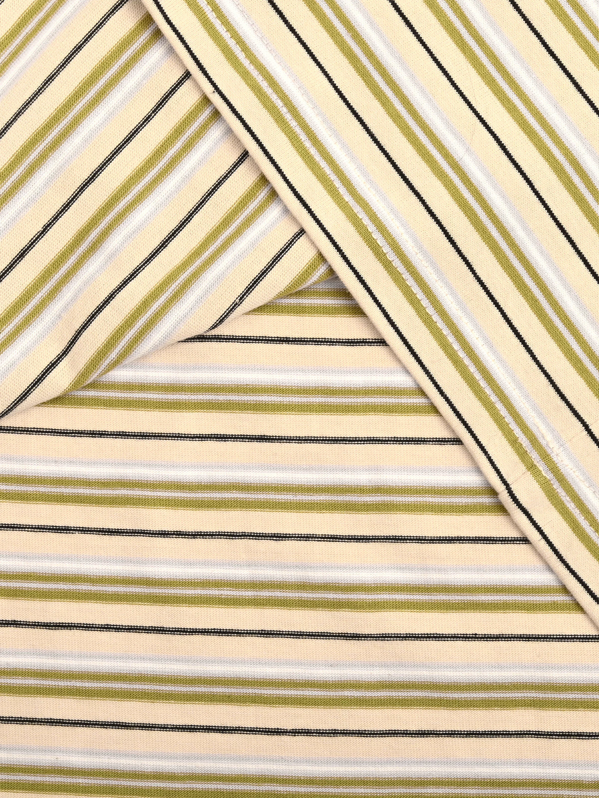 oarism Two-Tone Striped 100% Cotton Loose Tee