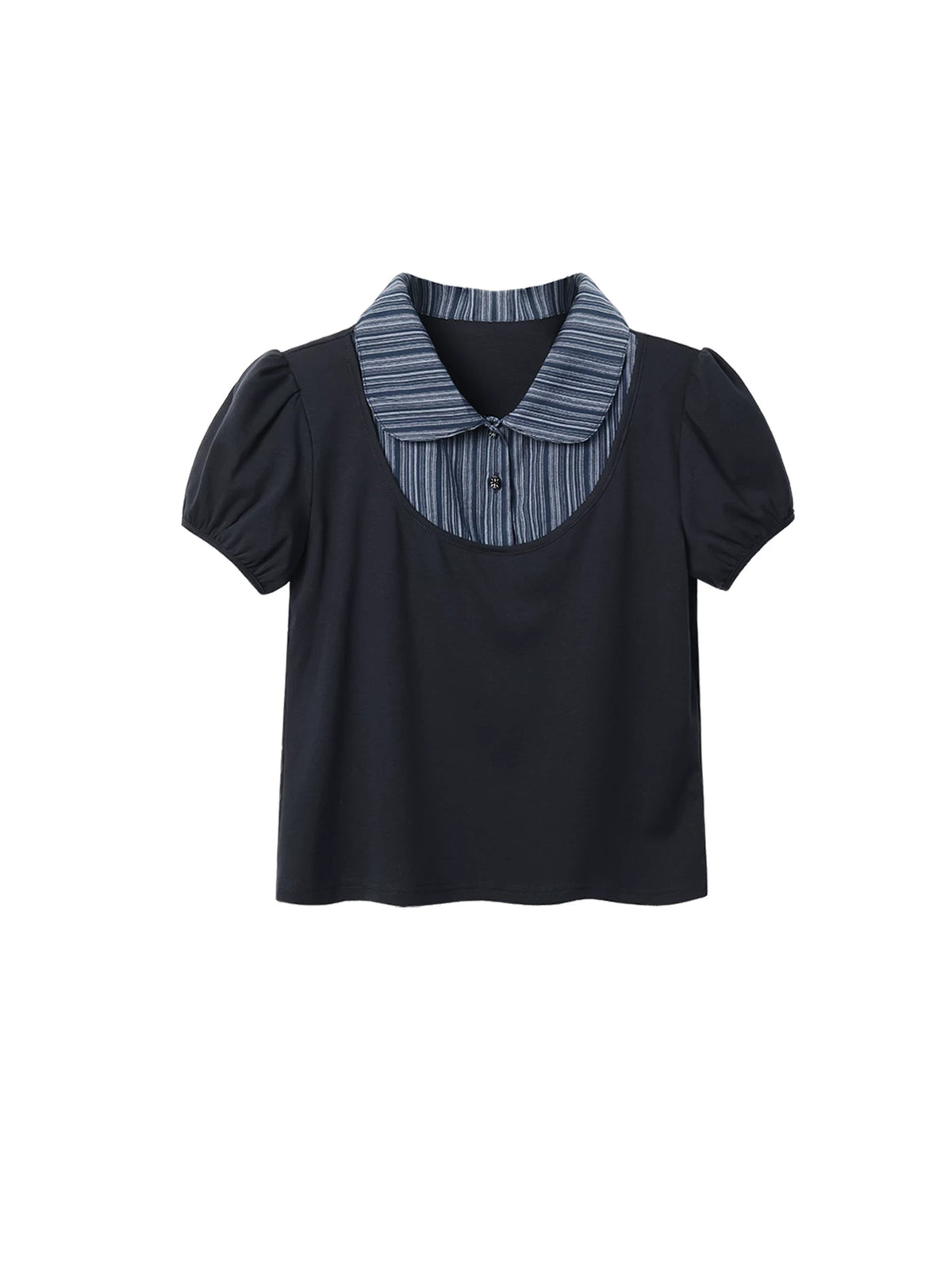 Two days off lab Striped 260g Breathable Cropped Tee
