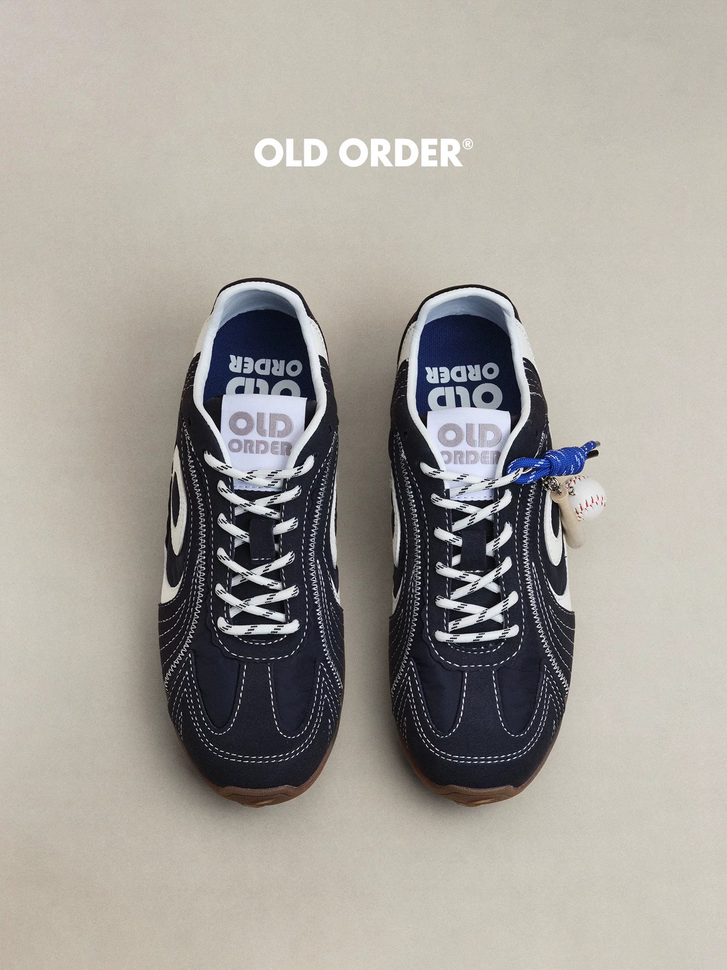 OLD ORDER Leather Lace-Up Training Sneaker