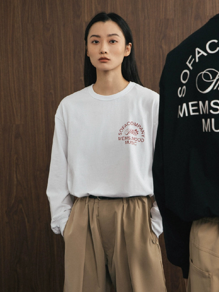 SUPERTOFU Vintage Flower Type Long Sleeve
