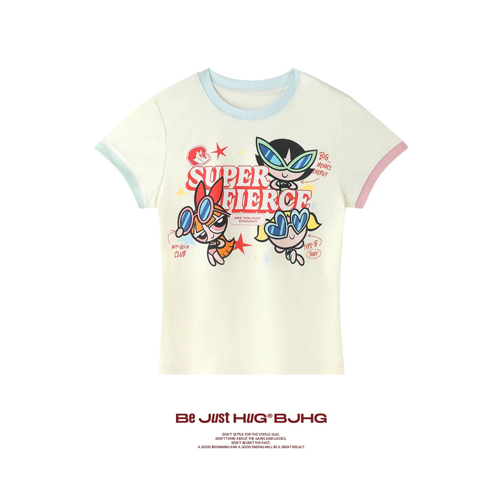 BJHG [Flying Girl Police Joint Name] Front Shoulder Short Sleeve