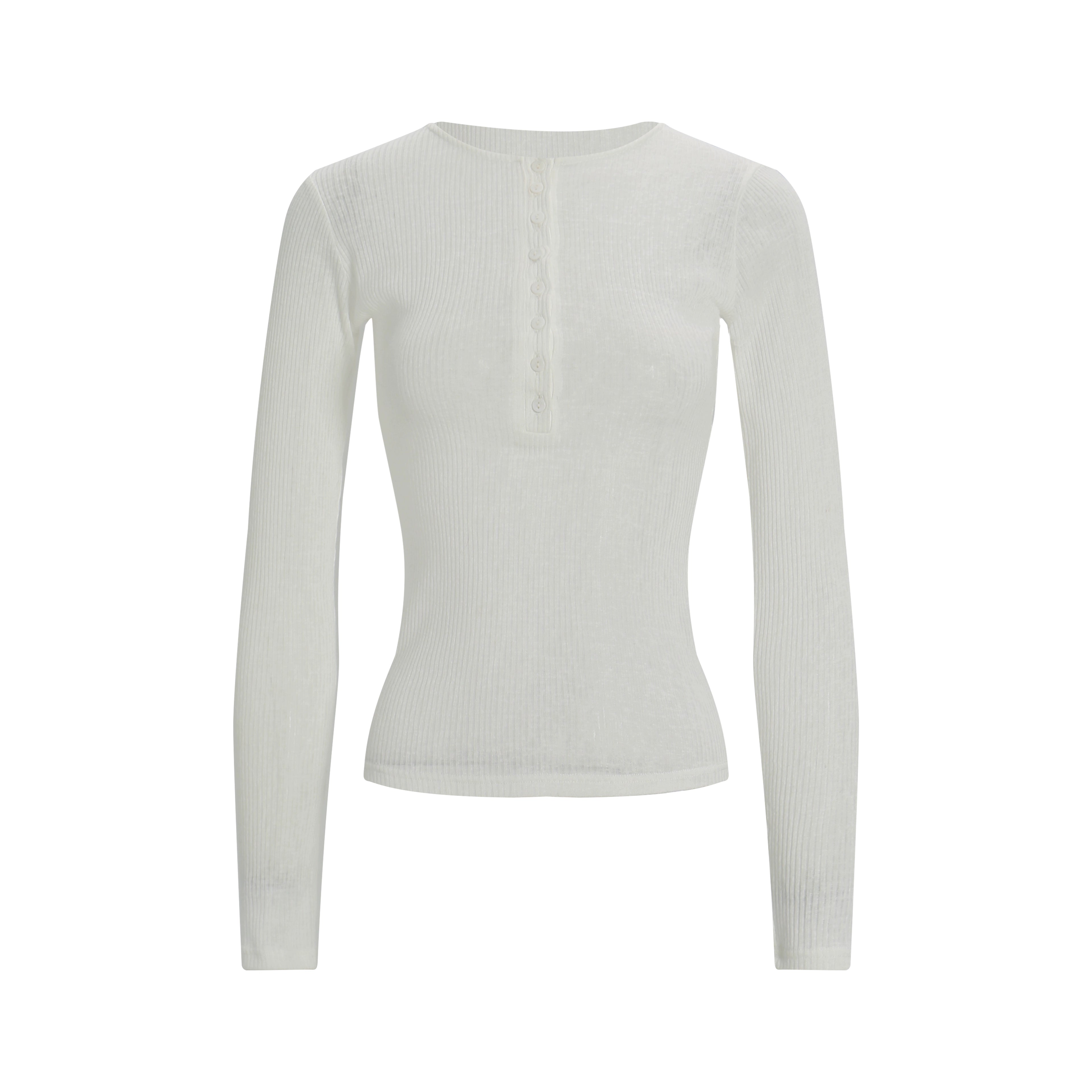 Jim Kennet Slim Slim Fit Pit Striped Long Sleeve Top