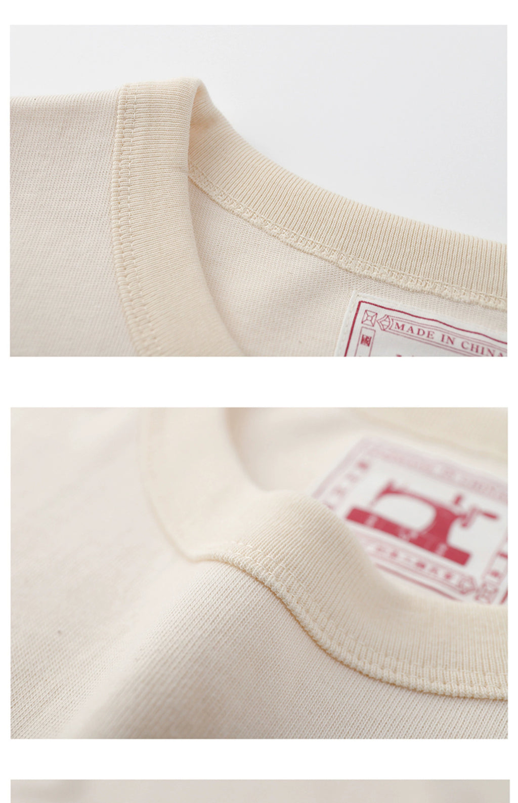 PrintAce Natural Raw Cotton Unbleached 300g Breathable Loose Tee