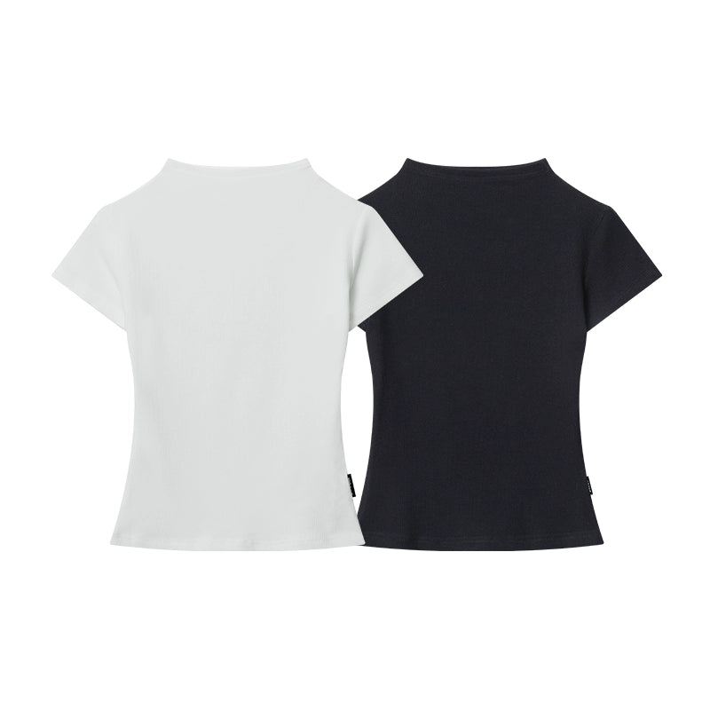 AIRHOOD Front Shoulder Slim Tee