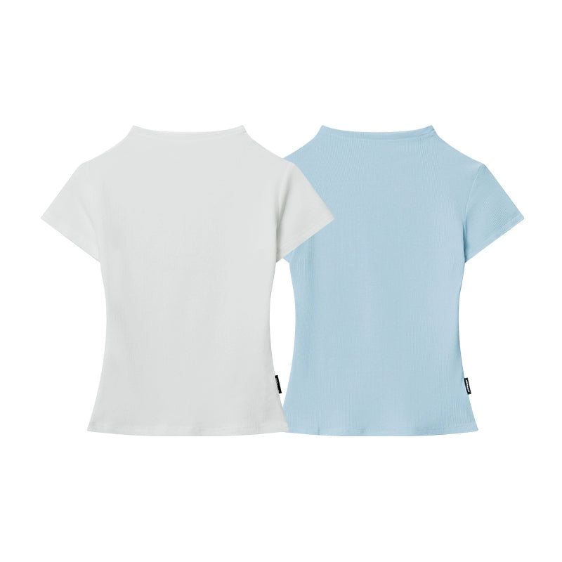 AIRHOOD Front Shoulder Slim Tee