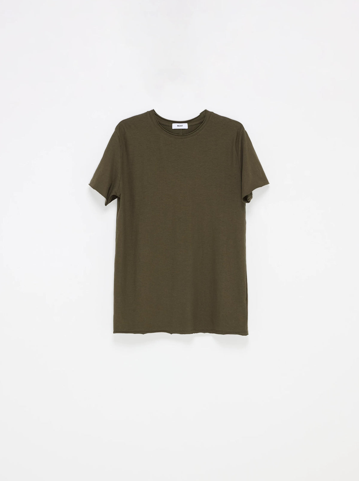 INSAIT Sheer Cozy High-Twist Cotton Breathable Cropped Tee