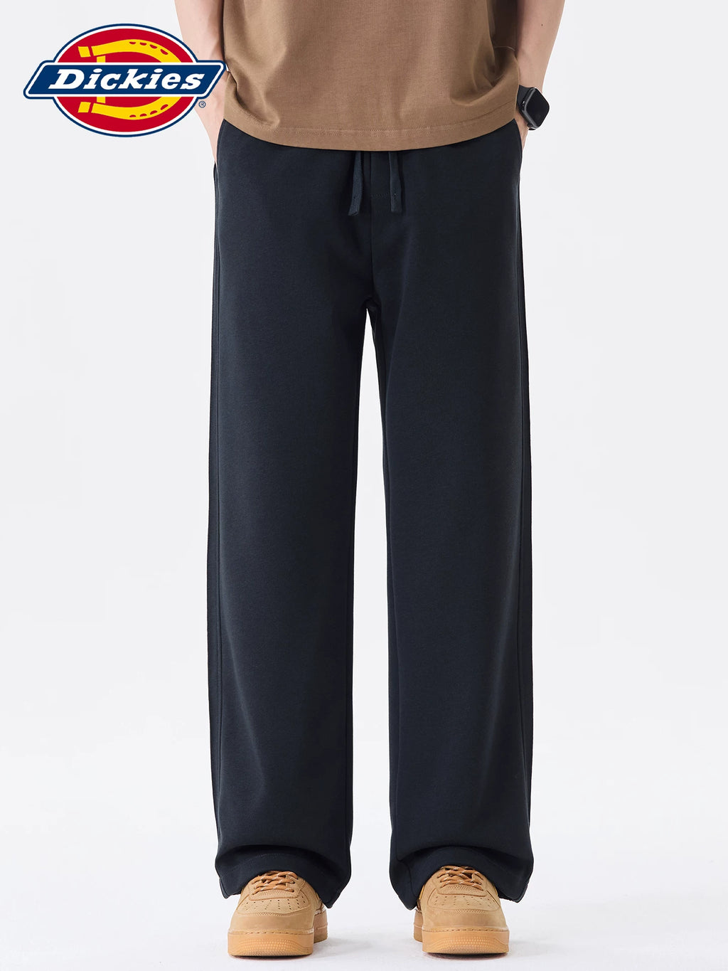 Dickies Striped Straight-Leg Wrinkle-Resistant Sweatpants