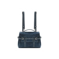 muva. Leather Buckle Backpack - Solid Color Square