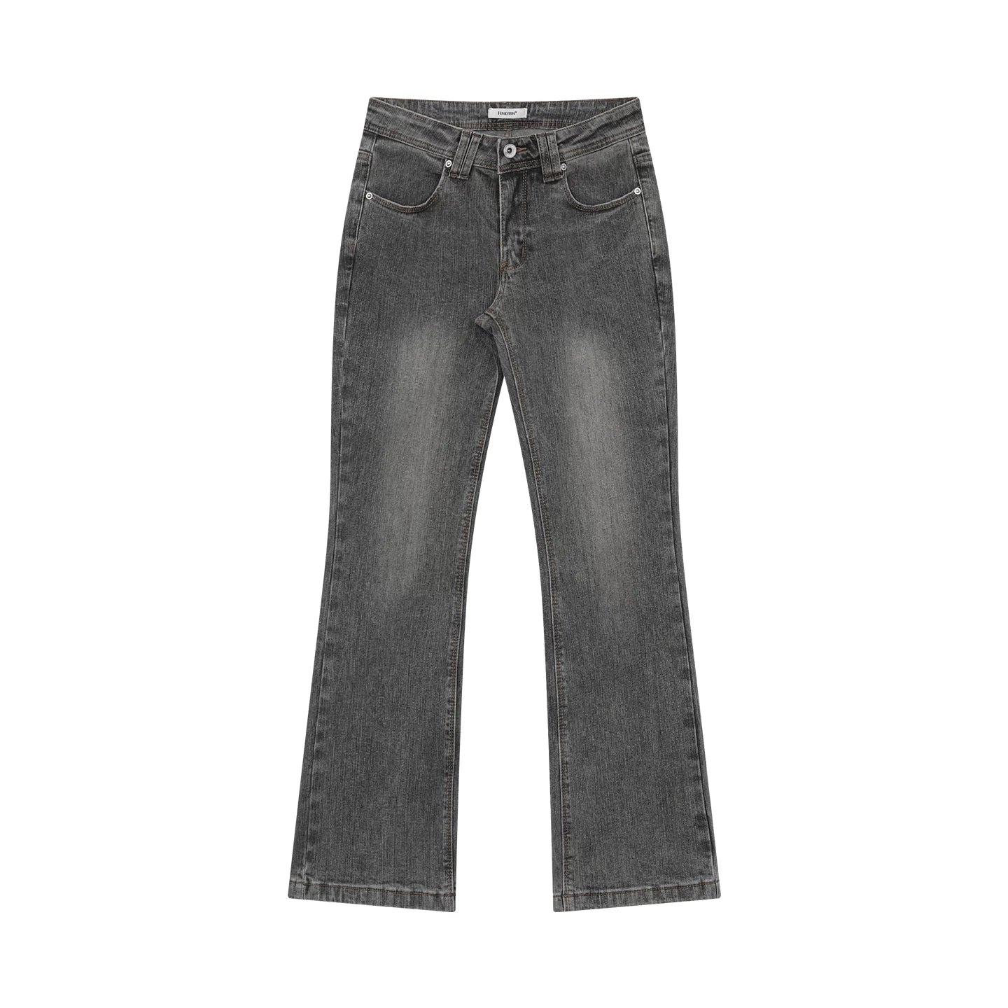 FUNKYFUN Millennium Retro Low-Rise Cropped Jeans