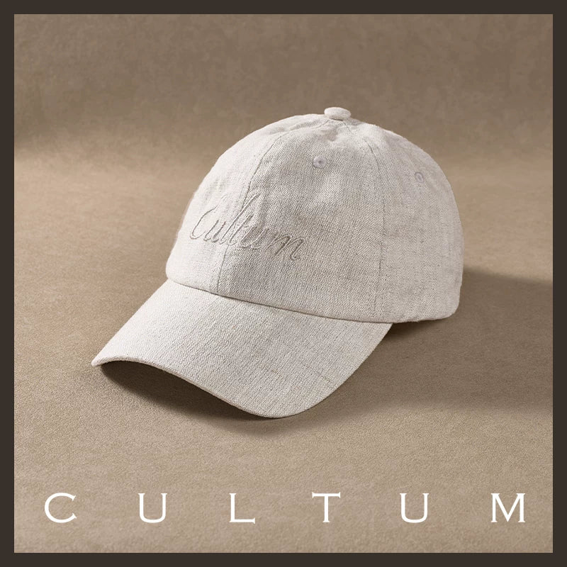 CULTUM French Linen Breathable Baseball Cap