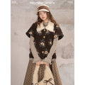 LOVEHEYNEW Lamb Wool Lapel Vest