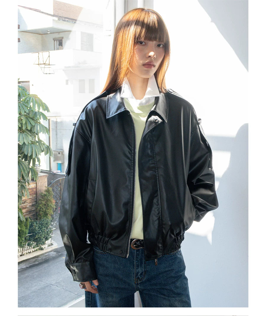 FUNKYFUN Lapel Loose Jacket