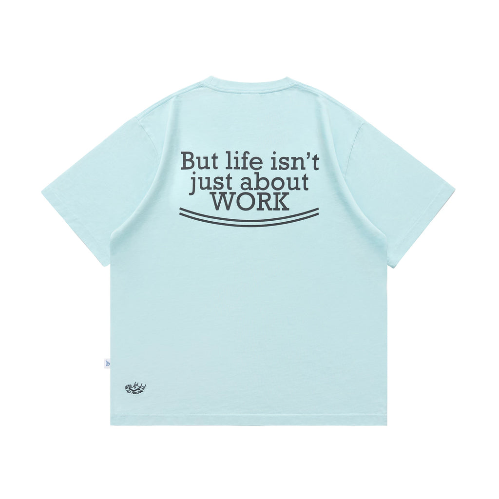 BENT IDEA Don't Wanna Work 260g Breathable Oversized Tee