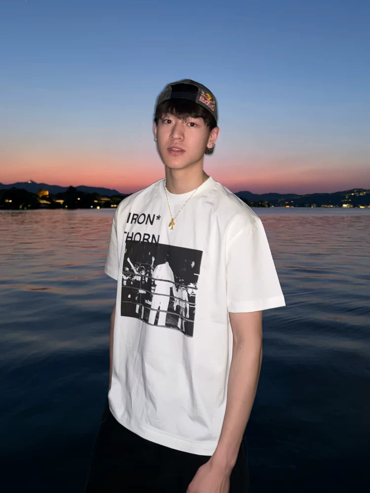 Ironthorn Vintage Loose Portrait Print Tee