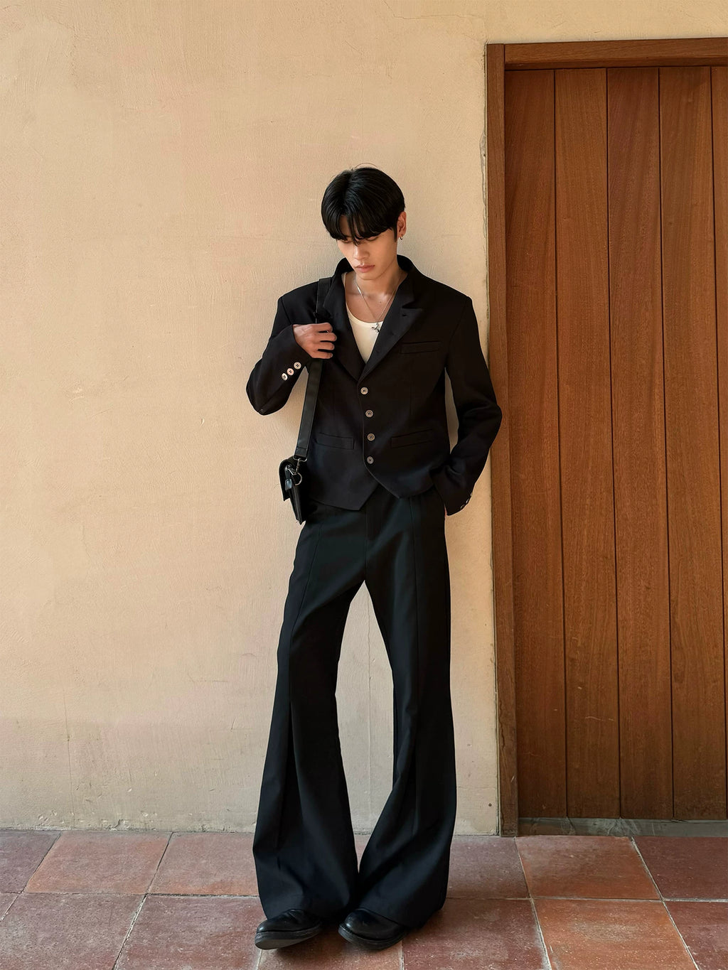 DM Tenacious Chinese-Style Windproof Fitted Blazer