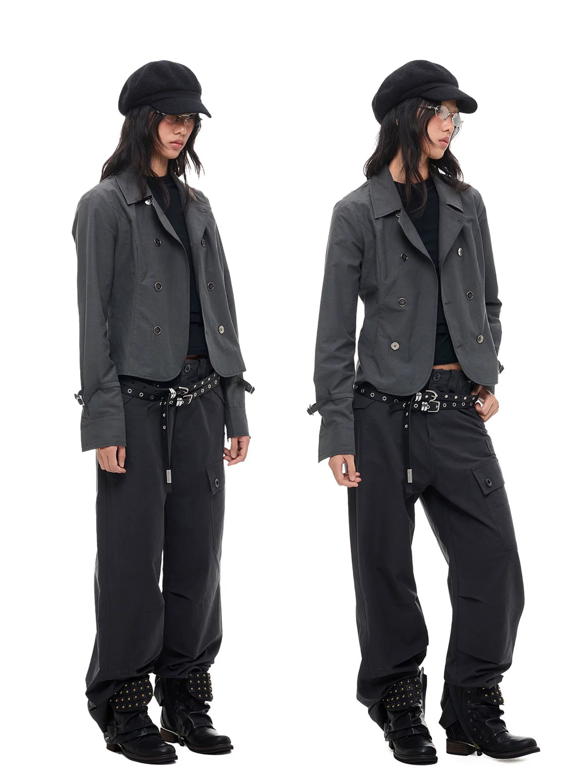 JIKOO Straight-Leg Cargo Pants