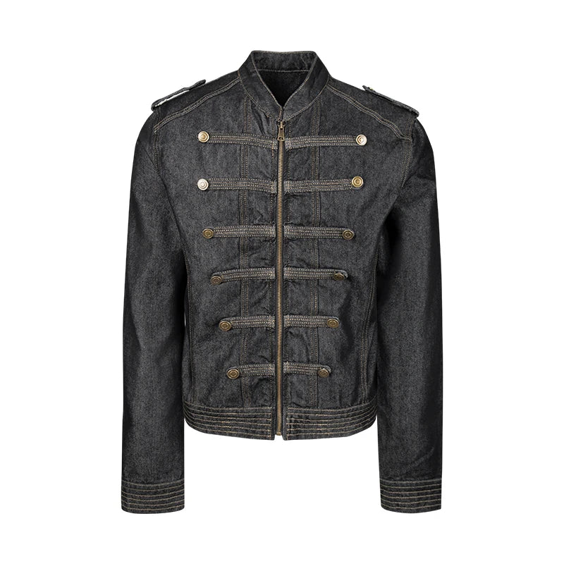 DM Tenacious Mountain Wild Washed Cropped Denim Jacket