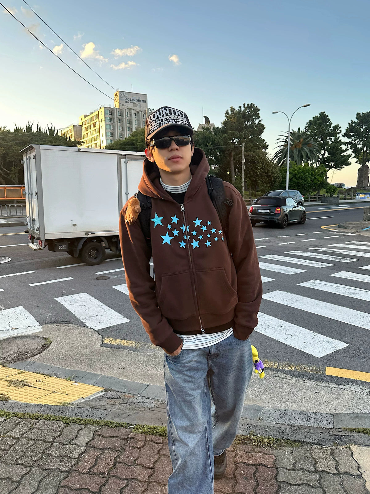 MCMXCIII 430g Breathable Loose Hooded Sweatshirt