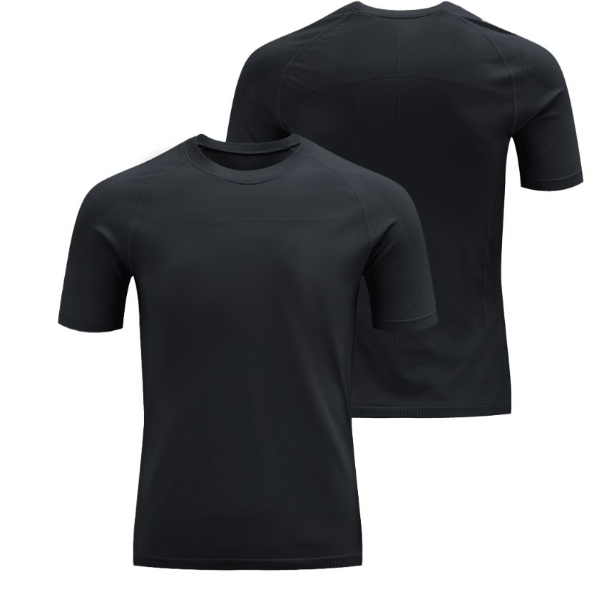 BEVAN UP Slim Fit Quick-Dry Breathable Jacquard Tee