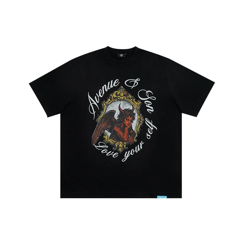 AVENUE&SON Washed Graphic Tee