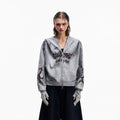 PEOPLESENSE Distressed Tie-Dye Hooded Sweatshirt