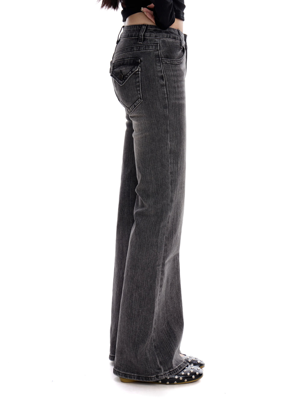 WITHMIN Straight Casual Versatile Low-rise Slim Jeans