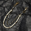 TAICHIISM Vintage Pearl Z Jeans Trouser Chain