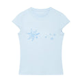 Yawhat Shell Print Fitted Tee