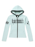 PAIKI Music Antidote Striped Zip-Up Hoodie