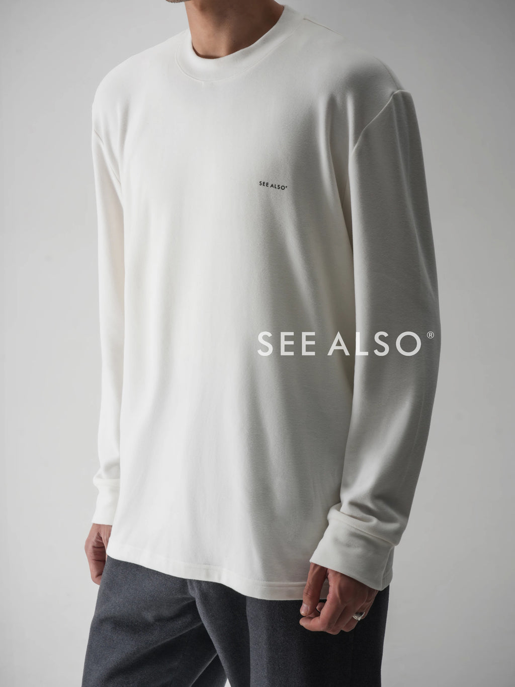 SEE ALSO Padded Velvet Thermal High-Neck Long-Sleeve Base Layer Shirt